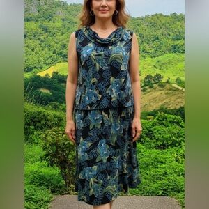 N.Y.P.L collection XL Sleeveless top & skirt(2 piece outfit)